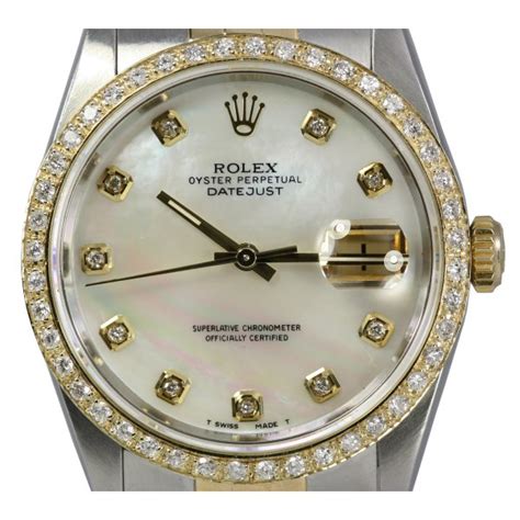 rolex oyster perpetual 18238|Rolex 16233 diamond bezel.